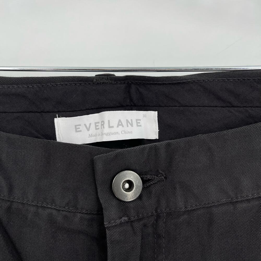 Everlane Cotton Chino Trouser Pants Charcoal Women's Size 31 NWOT - Picture 3 of 5